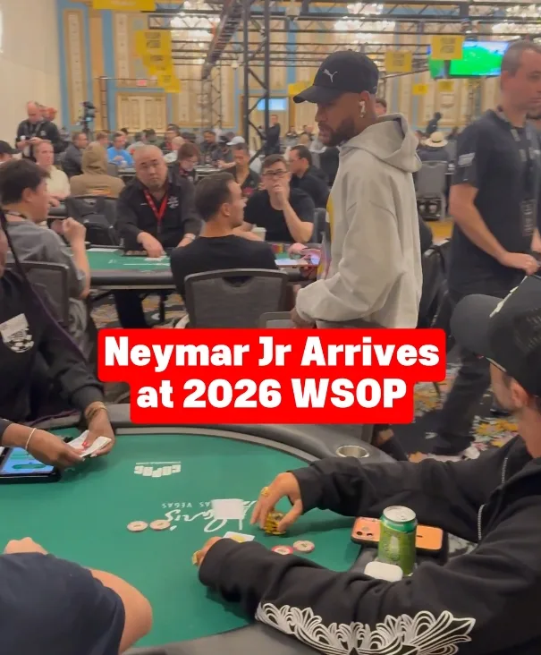 “Nghề cũ”? Chưa đầy một tuần sau khi Brazil bị loại, Neymar xuất hiện trong trận poker với phí vào cửa 1 triệu 1
