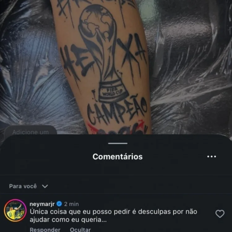 Neymar gửi lời xin lỗi người hâm mộ sau khi Brazil dừng bước sớm ở World Cup 2026