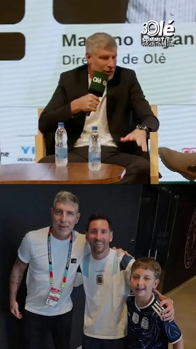 Martin Palermo xúc động khi gặp lại Messi