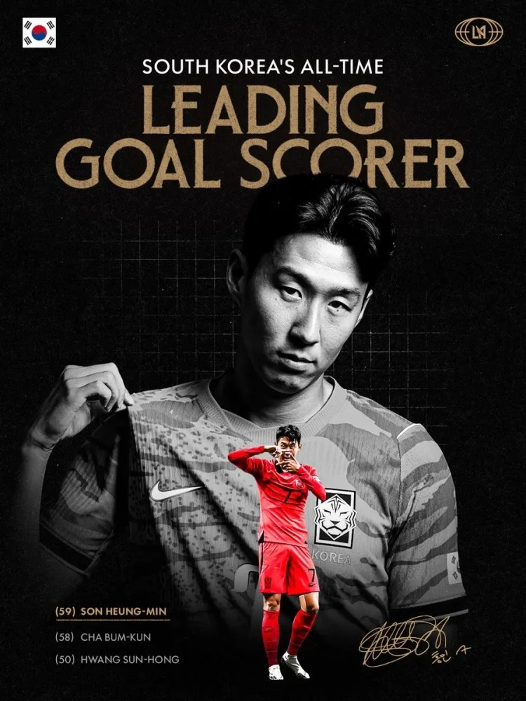 Son Heung-min trở thành chân sút số một lịch sử tuyển Hàn Quốc