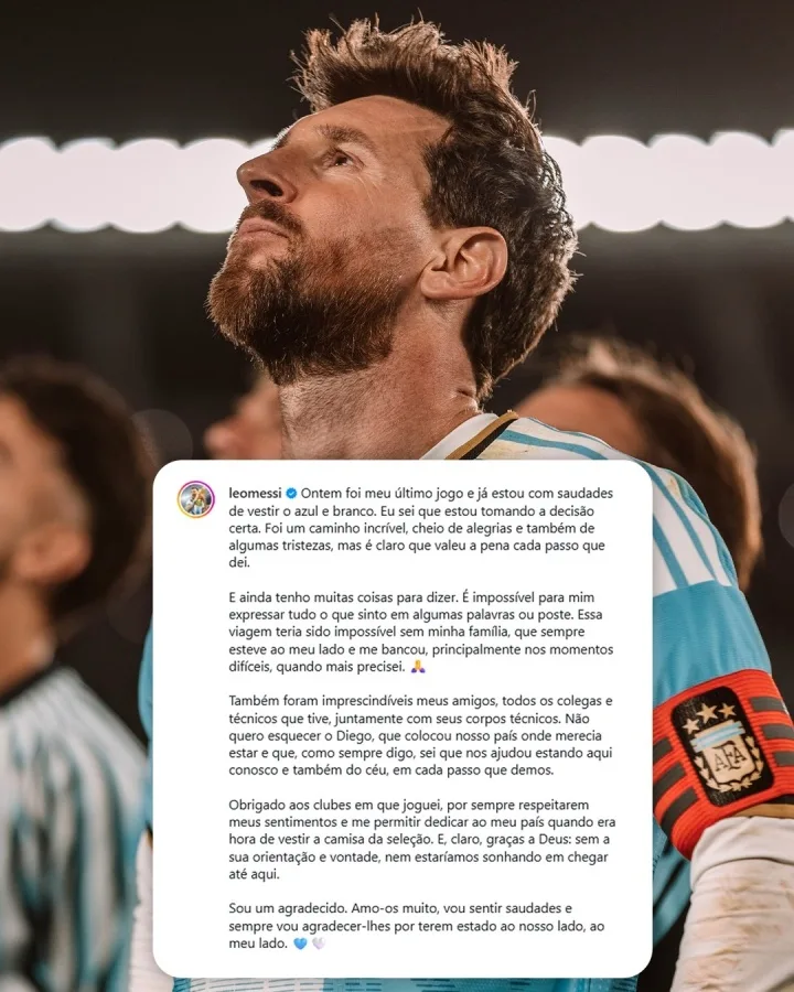 Messi nói lời chia tay ĐT Argentina: “Một hành trình không thể tin được”