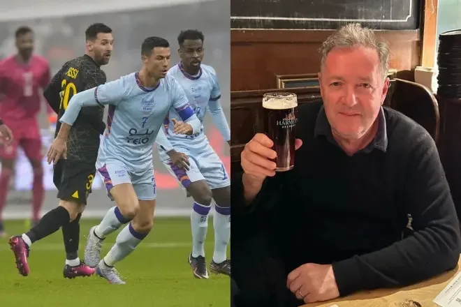 Piers Morgan: Ronaldo đã thử thách bản thân nhiều hơn Messi