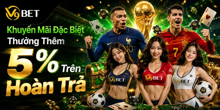 V9Bet khuyến mãi hoàn trả đặc biệt