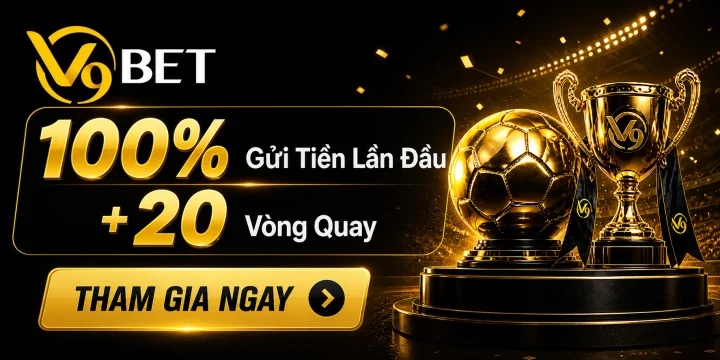 V9Bet gửi tiền lần đầu